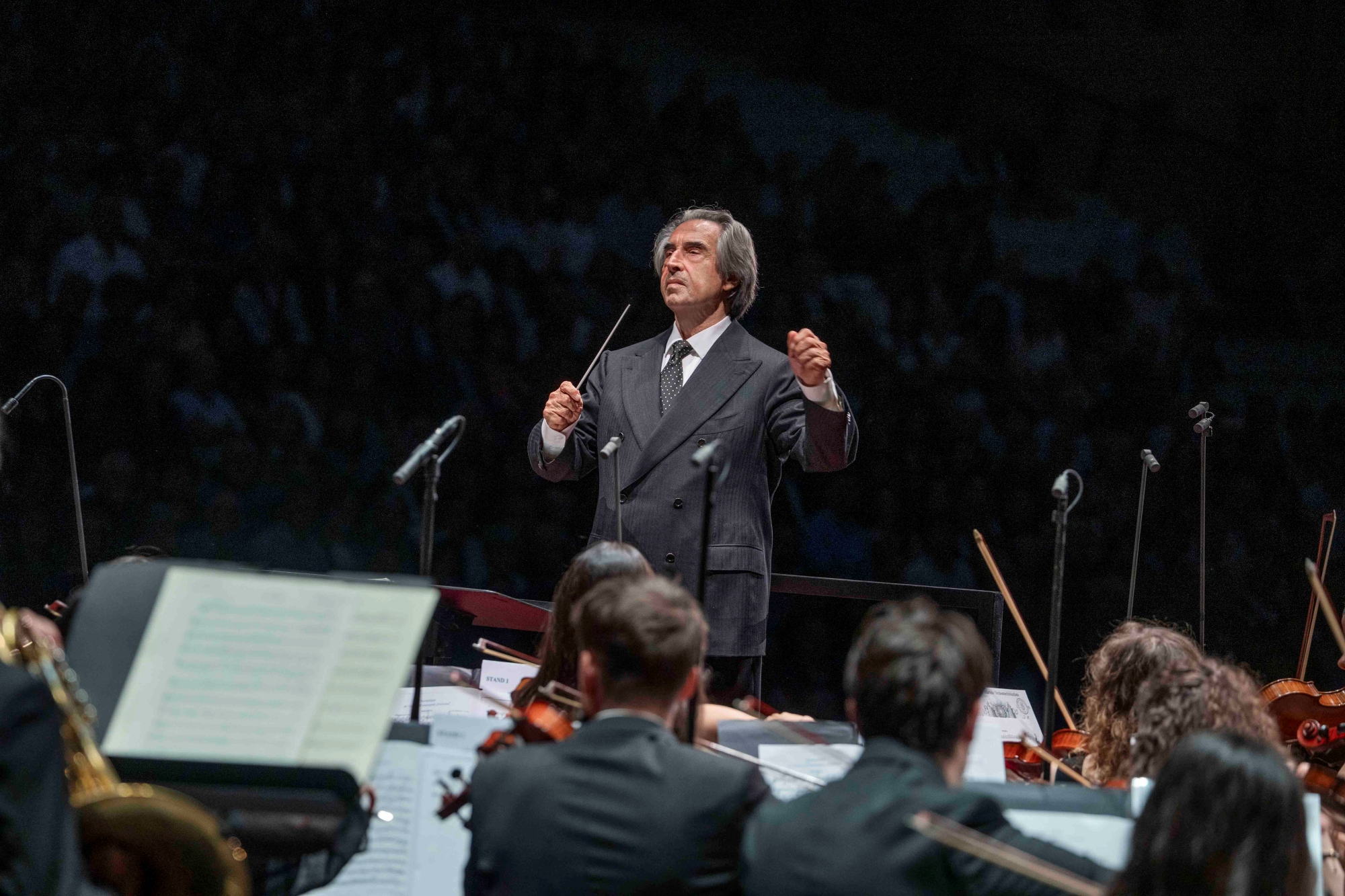 Riccardo Muti - l’Orchestra Giovanile Luigi Cherubini (foto Marco Borrelli)