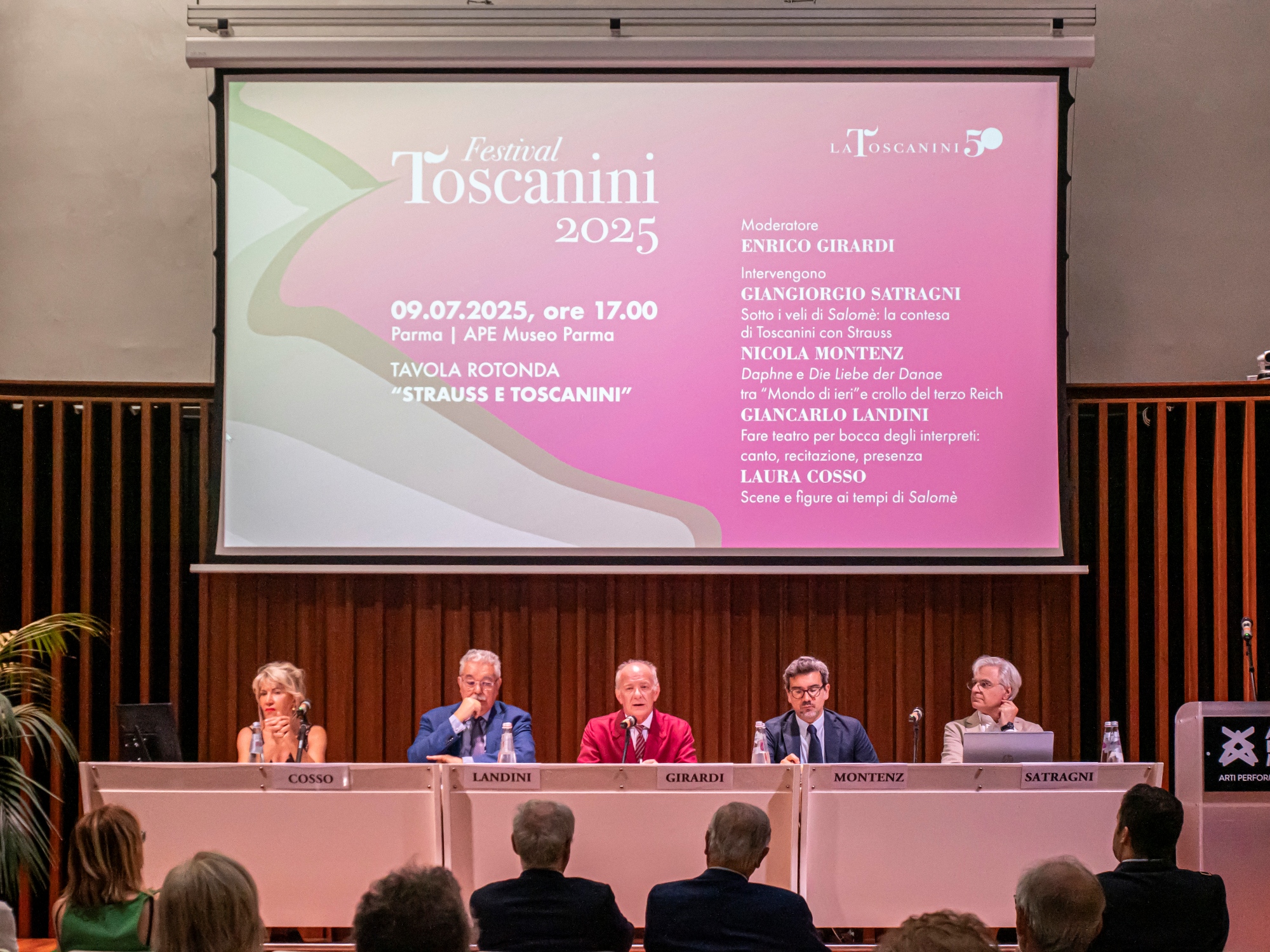 Tavola rotonda “Strauss e Toscanini” (foto Asia Beatrice Astorino)