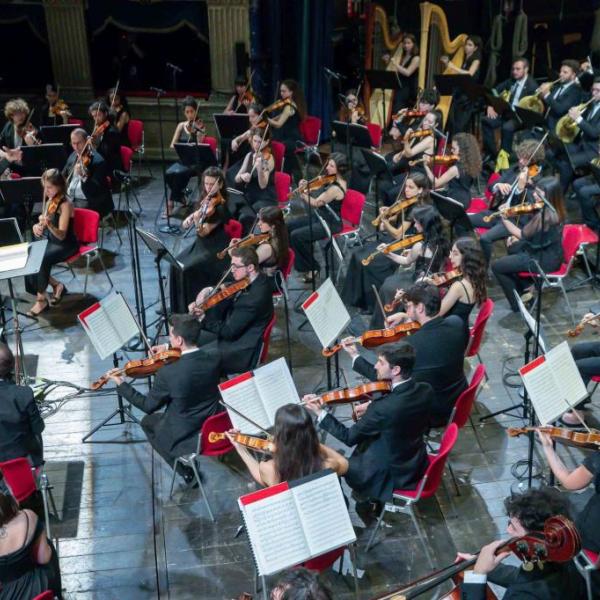Orchestra Giovanile Luigi Cherubini, direttore Hossein Pishkar (foto Zani-Casadio)