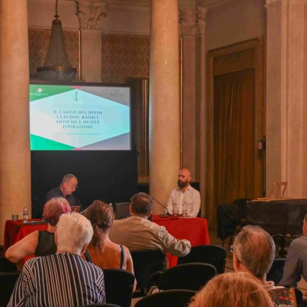 Il canto del divin Claudio - Ridotto Teatro Ponchielli di Cremona Francesca Faelutti