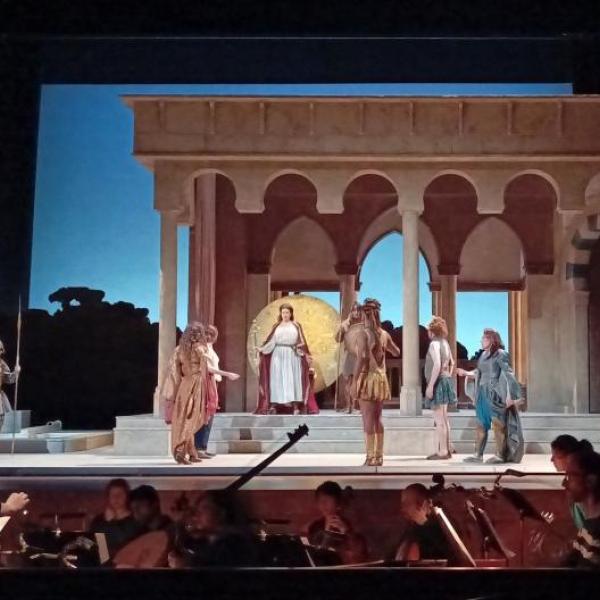 Le Poème Harmonique durante la prova nell'Opéra Royal di Versailles (foto di Paolo Scarnecchia)