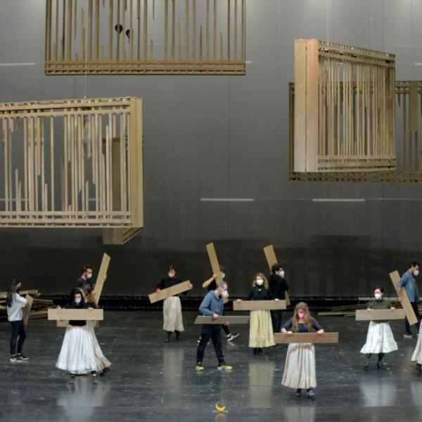 "Le baruffe" (prove - foto di Michele Crosera)