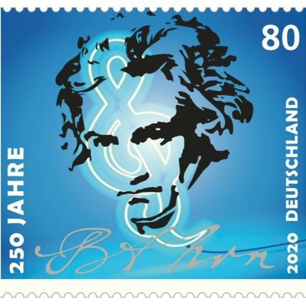 Il francobollo commemorativo delle Deutsche Post