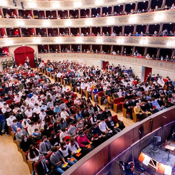 Il teatro Gaetano Donizetti di Bergamo