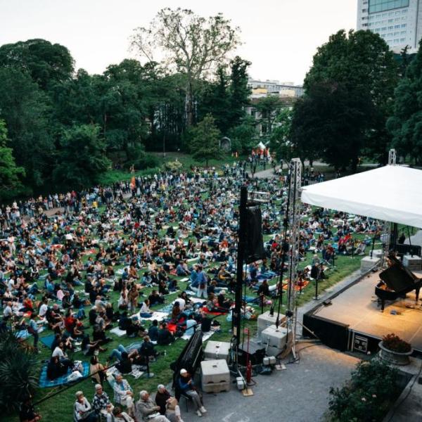 Un concerto di Piano City (Foto Andrea Esposito)