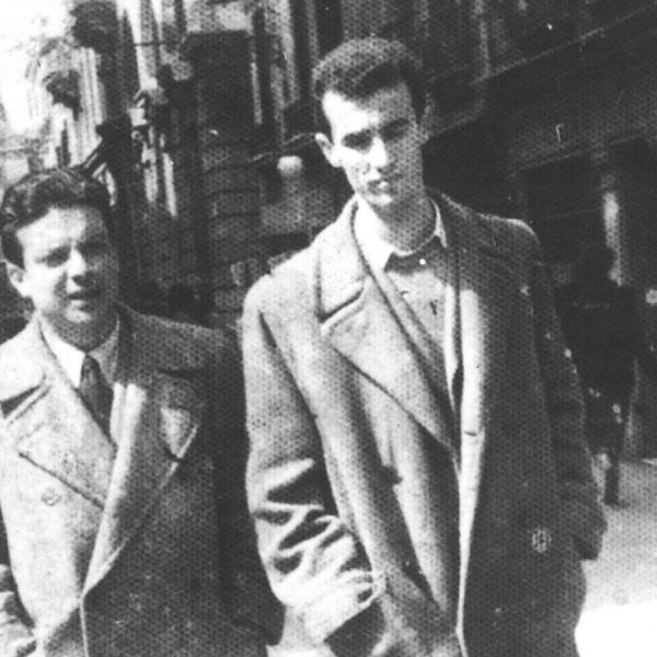 Maderna e Nono a Venezia nel 1948 (foto Fondazione Archivio Luigi Nono)