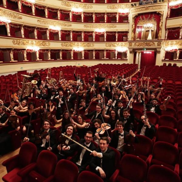 L'Orchestra dell'Accademia del  Teatro alla Scala (Foto Rudy Amisano)