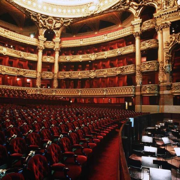 La sala di Palais Garnier (Foto Jean Pierre Delagarde)