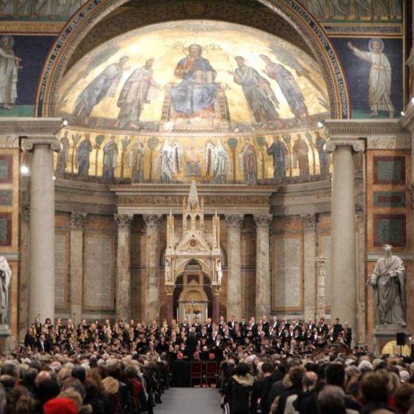 Un concerto dei Wiener Philharmoniker nella Basilica di San Paolo fuori le mura