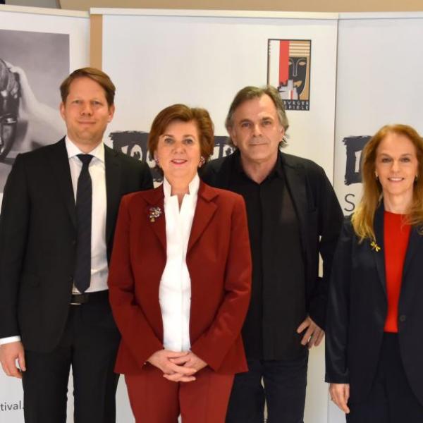 Florian Wiegand, Helga Rabl-Stadler, Markus Hinterhäuser, Bettina Hering, Lukas Crepaz (Foto SF Anne Zeuner)