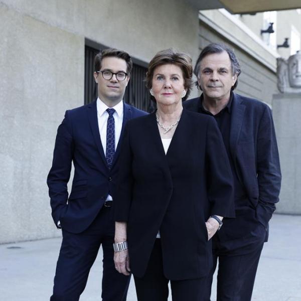 Lukas Crepaz, Helga Rabl-Stadler e Markus Hinterhäuser (Foto Lydia Gorges)