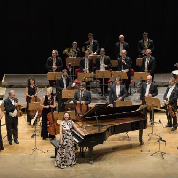 Angela Hewitt e i Cameristi della Scala (Foto Dino Russo)