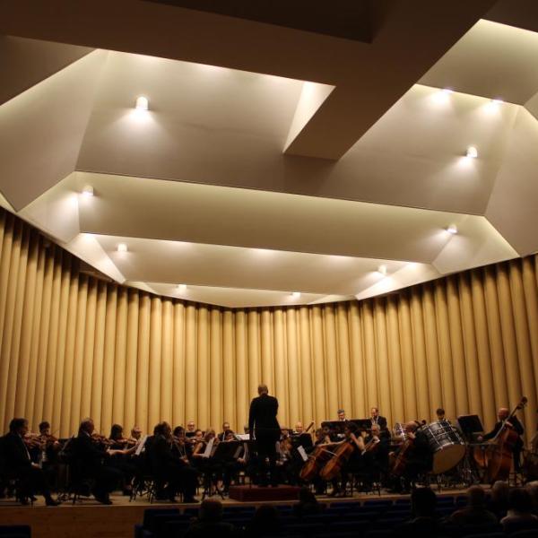 Auditorium “Shigeru Ban” del Conservatorio “A. Casella” (Foto Gabriele Di Nardo)