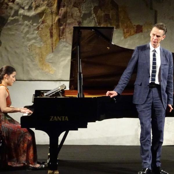 Saskia Giorgini e Ian Bostridge (Foto Claudio Sartorato)