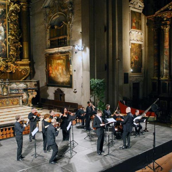 Ian Bostridge e la Cappella Neapolitana diretta da Florio (Foto Federico Zovadelli)