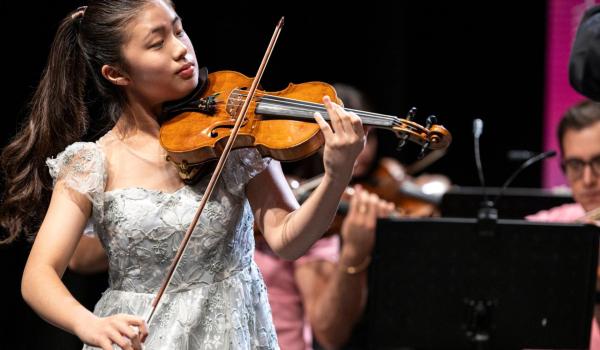 Choi Soojin, vincitrice del primo premio del Concorso 'Piccolo Violino Magico' 2025 (foto Elia Falaschi - Phocus Agency) Concorso 'Piccolo Violino Magico' 2025: la vincitrice del primo premio è Choi Soojin