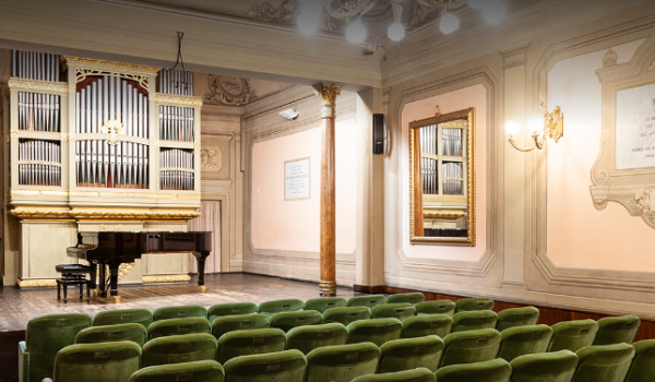 Accademia Filarmonica di Bologna-Sala Mozart (foto Nadia Del Frate) Accademia Filarmonica di Bologna