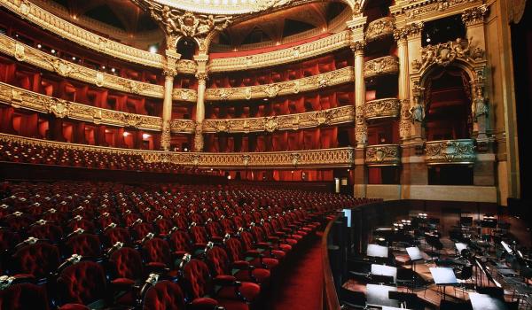 La sala di Palais Garnier (Foto Jean Pierre Delagarde) La sala di Palais Garnier (Foto Jean Pierre Delagarde)