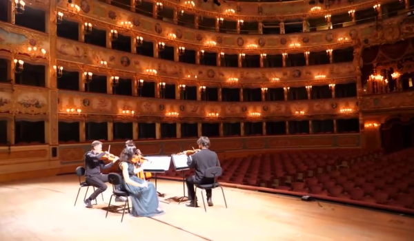 Il Quartetto Dafne suona alla Fenice senza pubblico