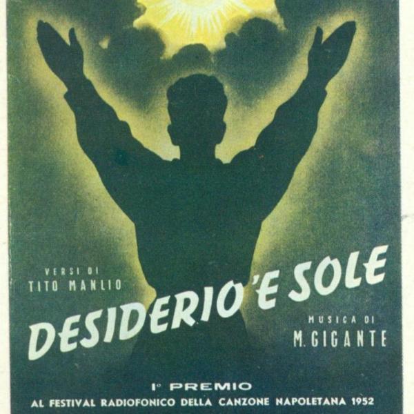 Desiderio 'e sole 1952 frontespizio