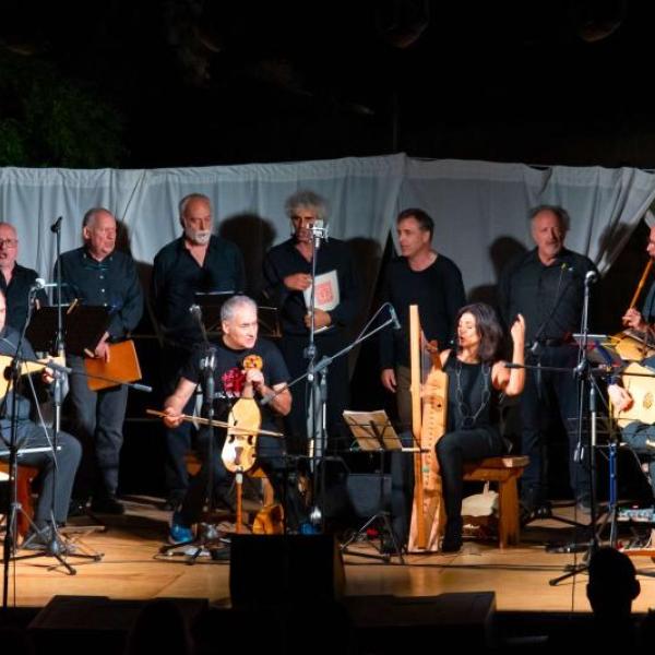 Concerto Micrologus 40 anni nella Rocca Maggiore di Assisi (foto di Gianni Donati)