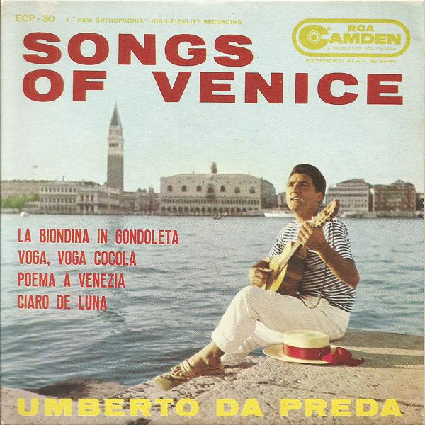 Canzoni venezia El Gondolier Pope