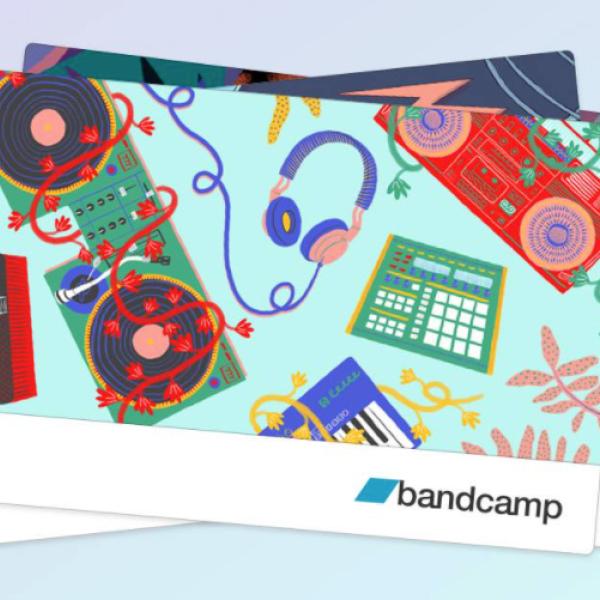 Gift card di Bandcamp