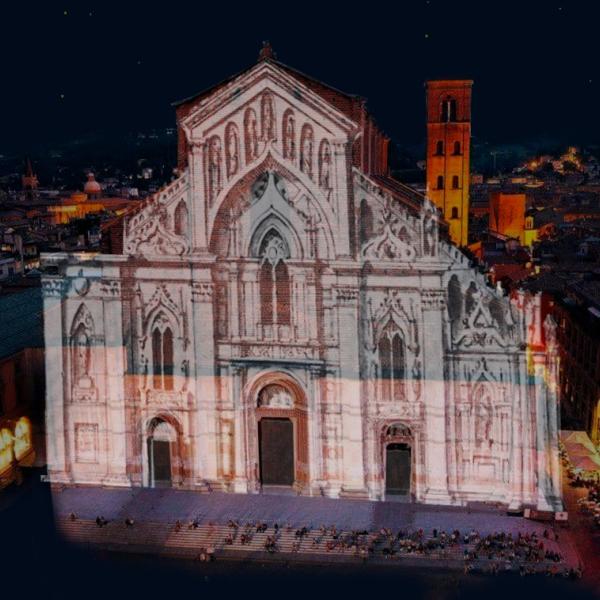 "La Piazza si accende" - Bologna Festival (anteprima videomapping - foto Bologna Festival)