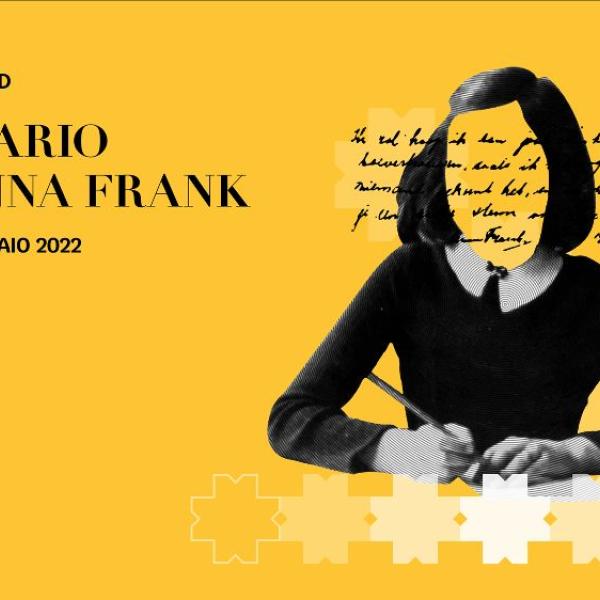 La locandina di Marzia Caruso per "Il Diario di Anna Frank"