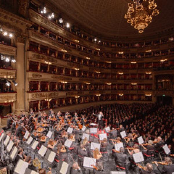 La Filarmonica della Scala con Chailly (Foto Giovanni Hanninen)