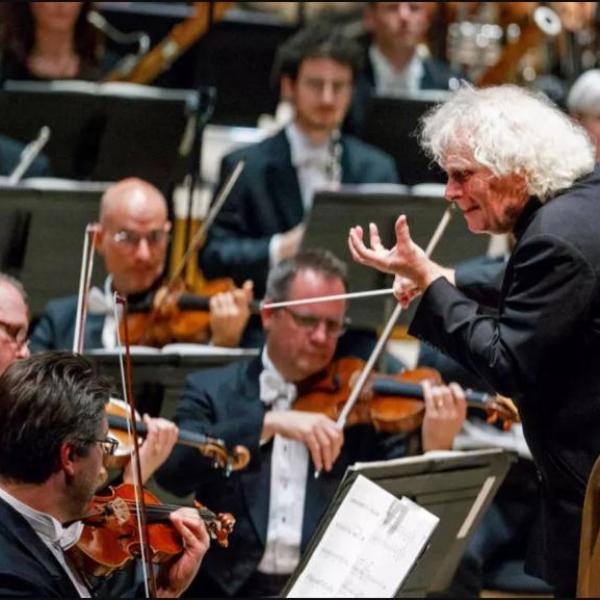 Brexitbreakdance proteste musica Simon Rattle