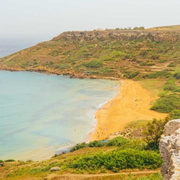 La baia di Ramla, Gozo (Malta)