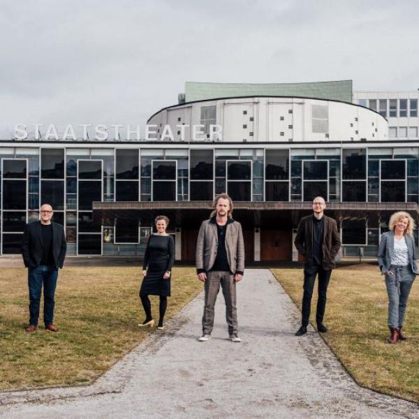 Il team che guiderà il Teatro di Kassel (Foto Marina Sturm)