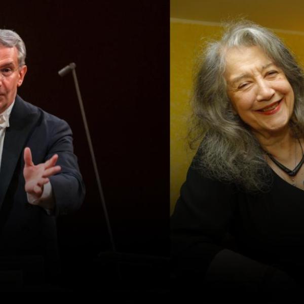 Fabio Luisi e Martha Argerich