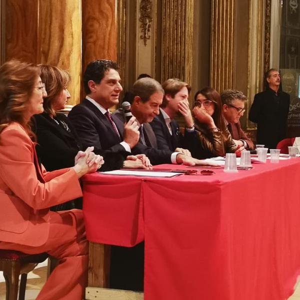 La conferenza stampa di presentazione di Giovanni Cultrera di Montesano