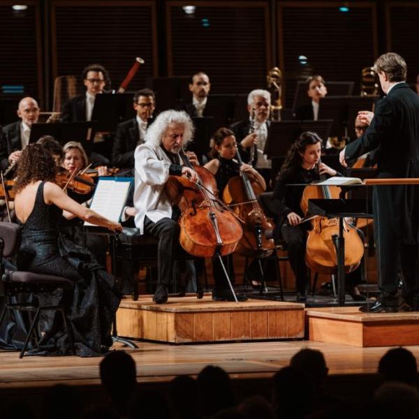 Roberto Abbado, Mischa Maisky, Filarmonica Arturo Toscanini (foto Luca Pezzani)