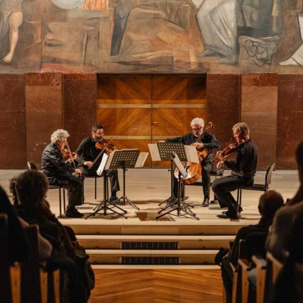 Il Quartetto Arditti (Foto Andrea Caramelli)