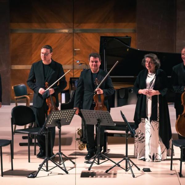 Leonskaja e Quartetto Jerusalem (Foto Filippo Bartolucci)