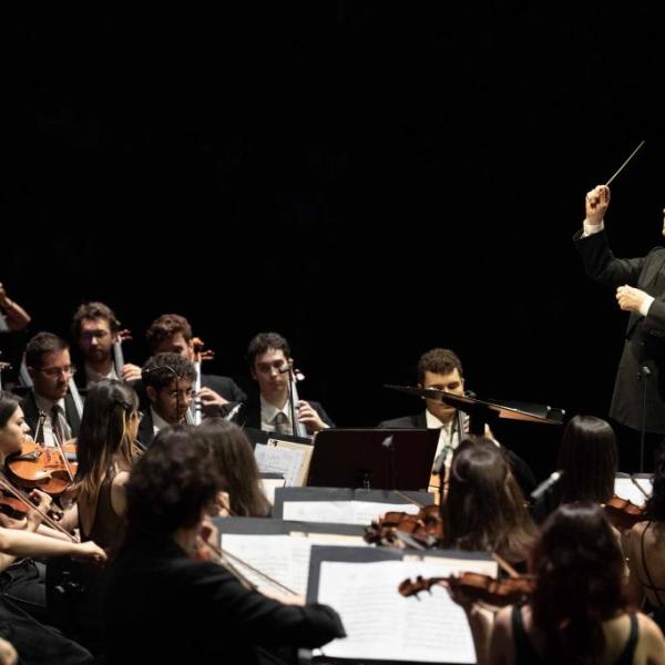 Riccardo Muti e la Cherubini (Foto Zani Casadio)