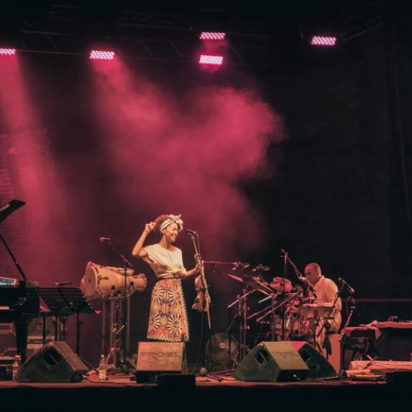 Sosa-Ovalles-Canizares Fano Jazz 2019 (foto di Mirko Silvestrini)