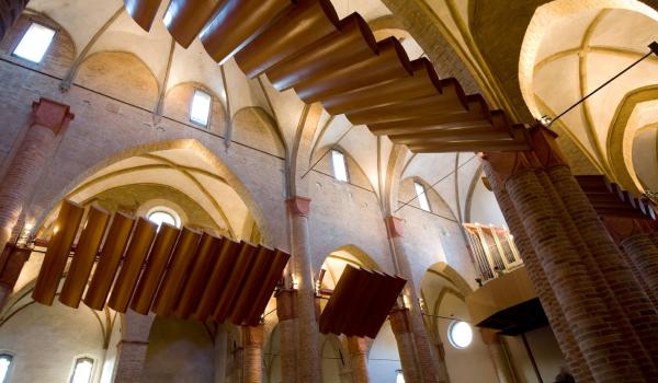 Parma. Interno dell'Auditorium del Carmine del Conservatorio A. Boito