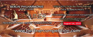 3rd Berliner International Music Competition