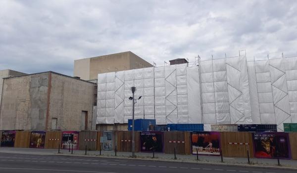 Il cantiere della Komische Oper (Foto Ulrike Kiefert)