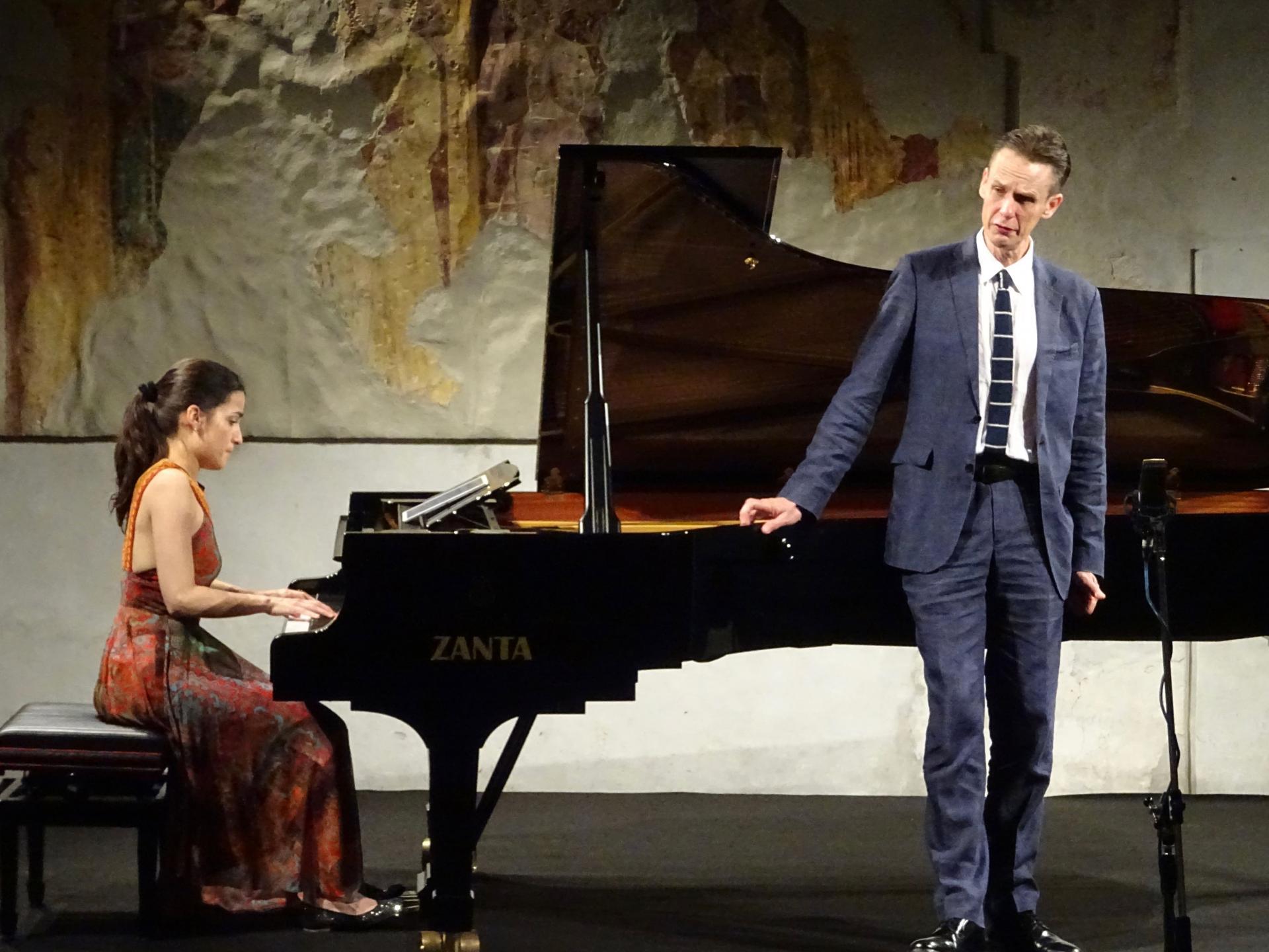 Saskia Giorgini e Ian Bostridge (Foto Claudio Sartorato)